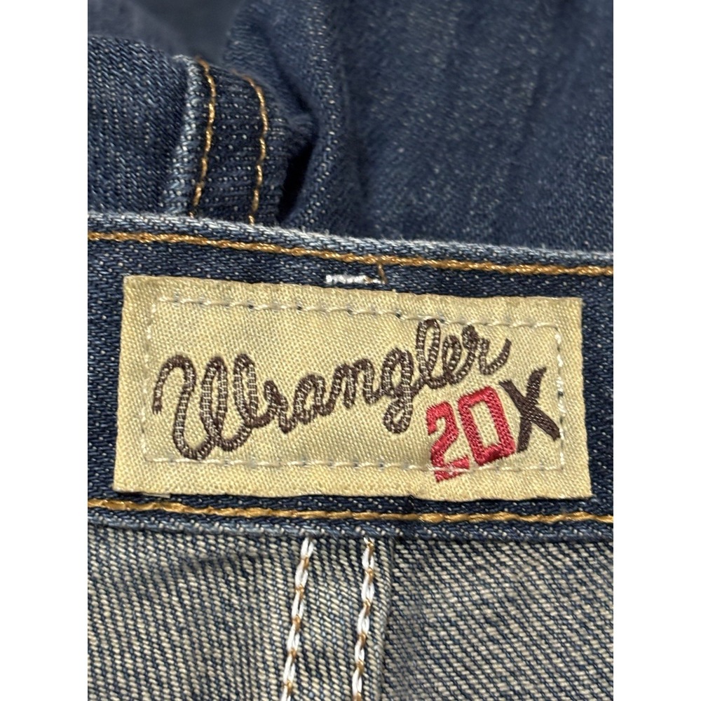 Wrangler 20X Men's Jeans 40x34 Blue Denim Straight Leg Western Cowboy Cotton - Picture 5 of 7
